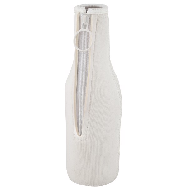 Fris recycled neoprene bottle sleeve holder - White