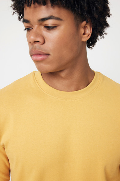 IQONIQ Zion recycled cotton crew neck - Ochre Yellow / XS