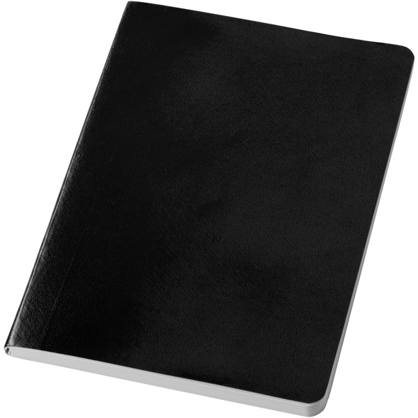 Gallery A5 soft cover notebook - Solid black