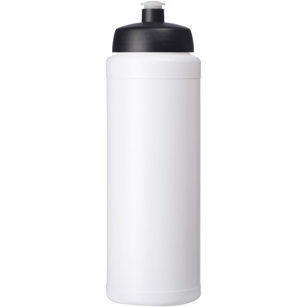 Baseline® Plus grip 750 ml sports lid sport bottle - White / Black
