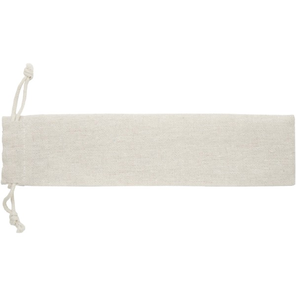 Root 5-piece stainless steel and beech wood cutlery set