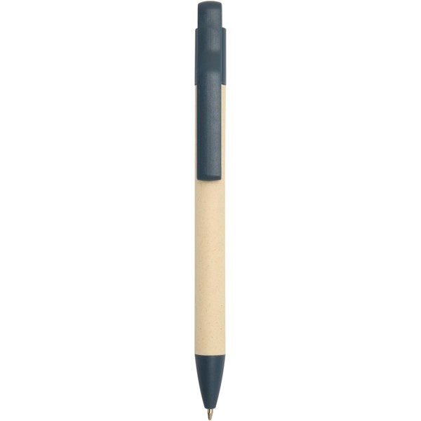 Liliana sugarcane paper ballpoint pen (blue ink) - Ocean Blue