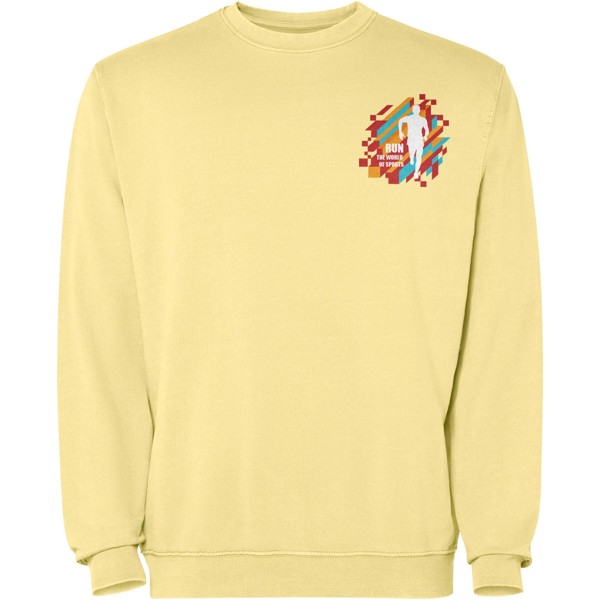 Jaya unisex crewneck sweater - Yellow / roly-XS