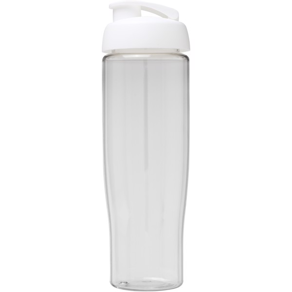 H2O Active® Tempo 700 ml flip lid sport bottle - Transparent / White