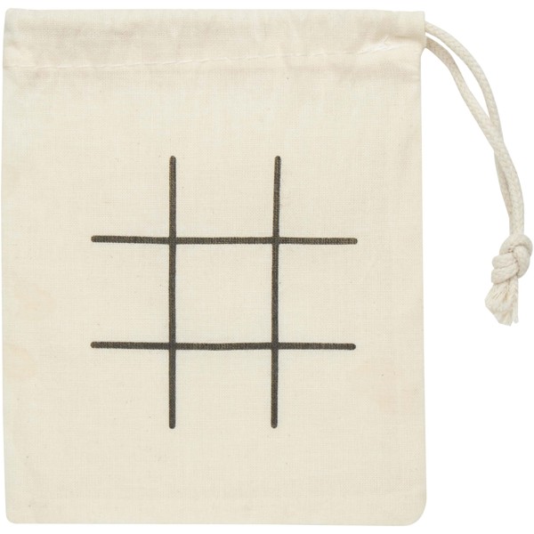 Whorl wooden tic, tac, toe game