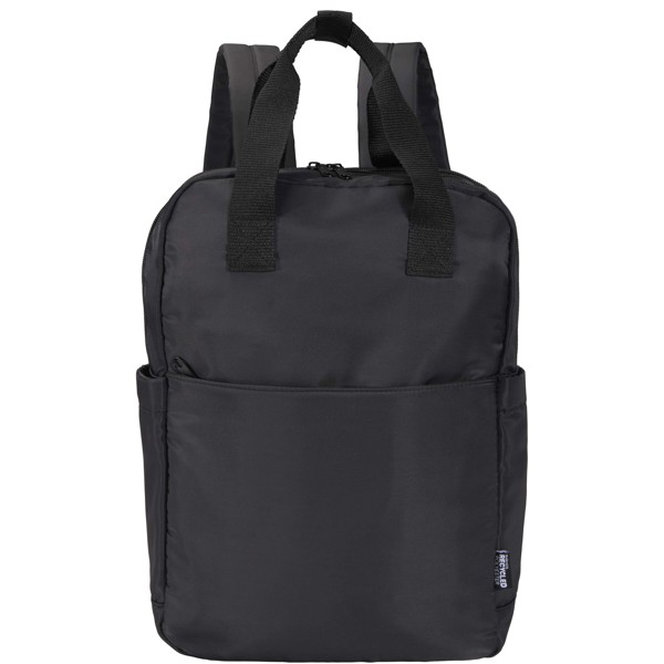 Trip 14” Aware™ recycled travel laptop backpack 9L - Black