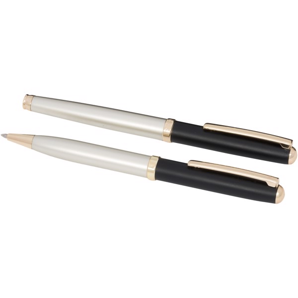 Nonet duo pen gift set - Solid black / Gold