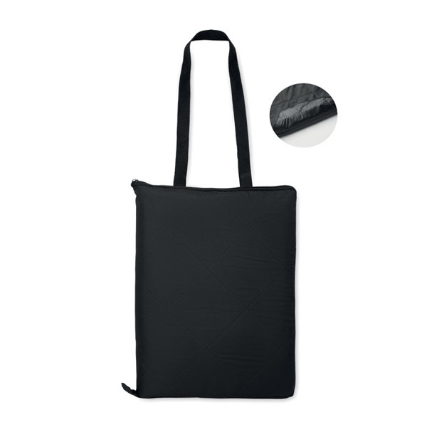 Foldable picnic blanket Pacam - Black