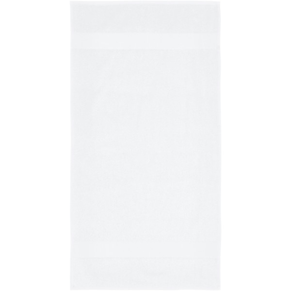 Charlotte 450 g/m² cotton towel 50x100 cm - White