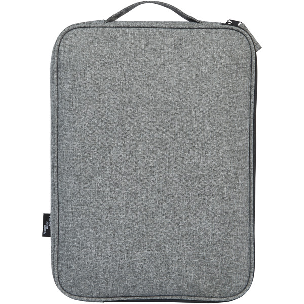 Reclaim 14\" GRS recycled two-tone laptop sleeve 2.5L