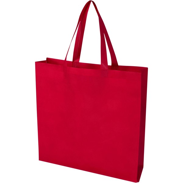 EcoSeal GRS recycled nonwoven gusset tote bag 12L - Red