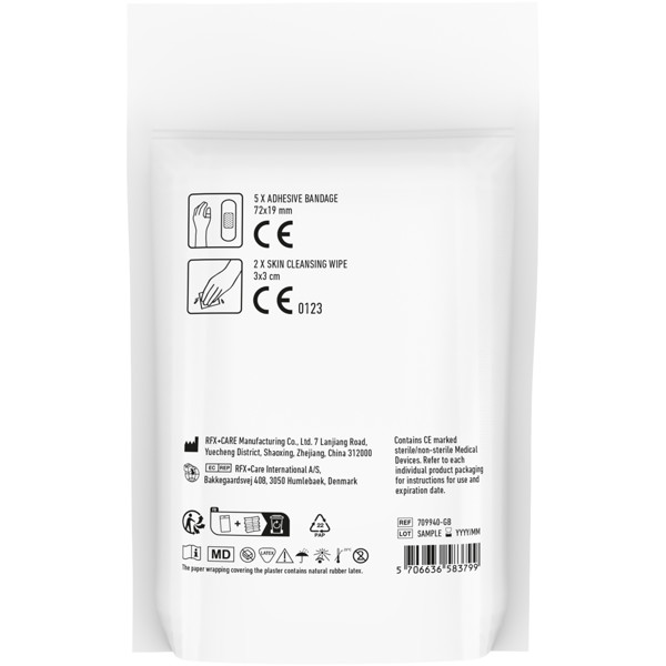 MiniKit First Aid with paper pouch - White