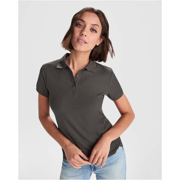 Pegaso Premium short sleeve women's polo - White / S