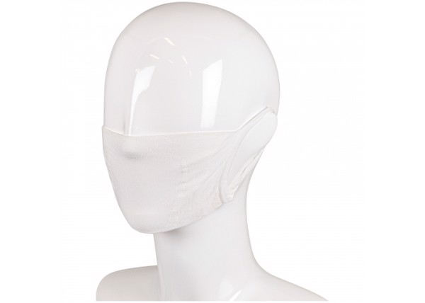 Re-usable face mask with filter pocket Made in Europe - White