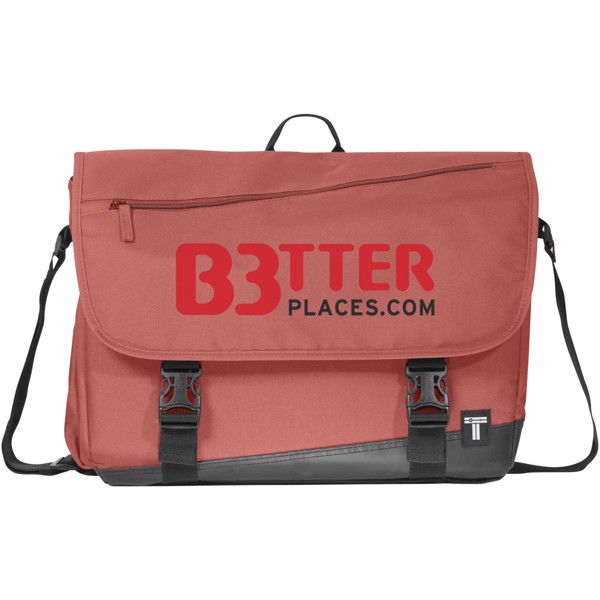 Aktovka Daily na notebook 15" - Červená s efektem námrazy