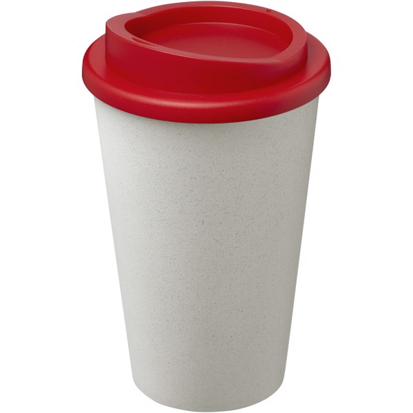 Americano Eco 350 ml recyklovaný kelímek - Bílá / Červená s efektem námrazy