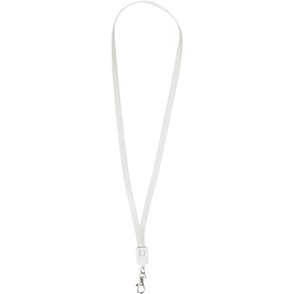 Longy 2-in-1 Ladekabel im Clip - weiss