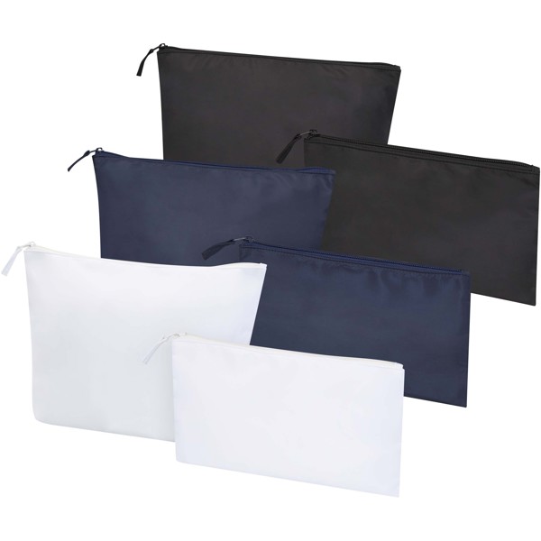Swift GRS recycled toiletry bag set - White