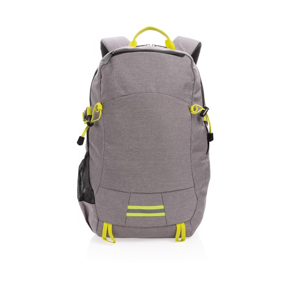Outdoor RFID laptop backpack PVC free - Grey / Yellow