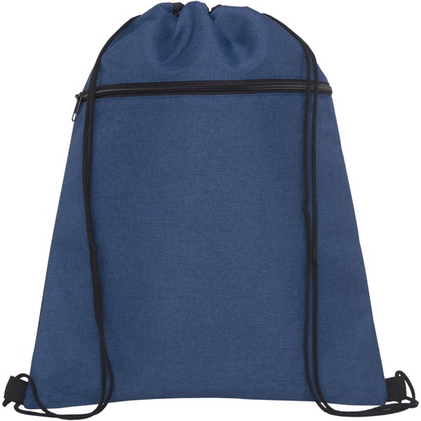 Hoss drawstring backpack - Heather navy