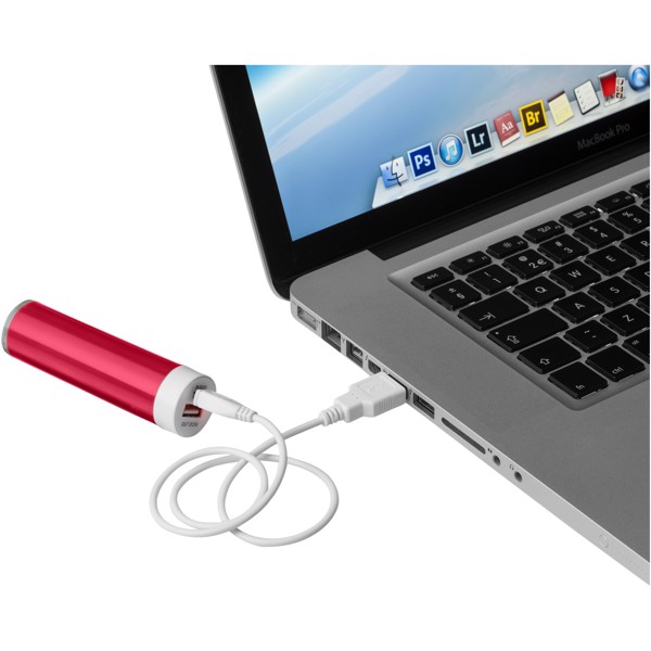 Powerbanka Dash 2200 mAh - Červená s efektem námrazy