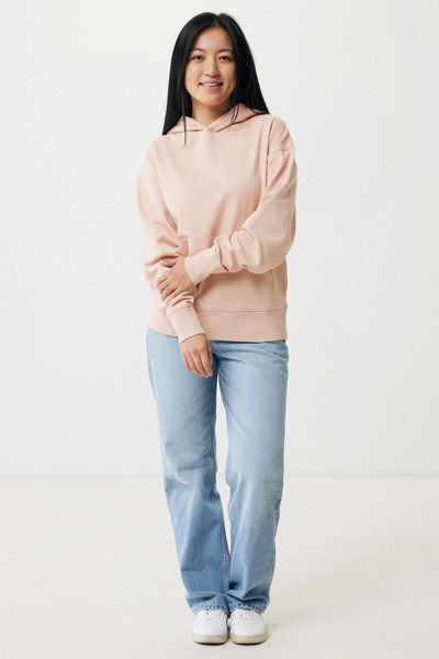 IQONIQ Yoho recycled cotton relaxed hoodie - Peach Nectar / L