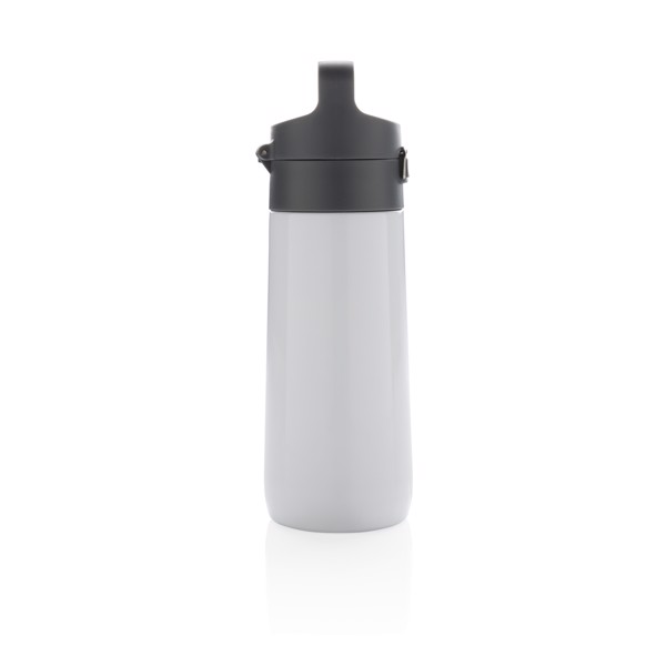Hydrate leak proof lockable vacuum bottle - White
