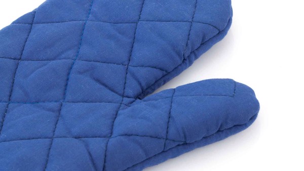 Kitchen Mitten Piper - White / Red