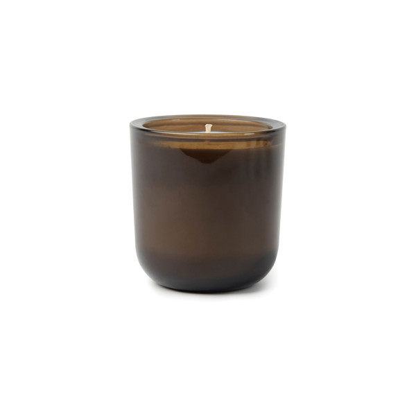 Nordic essence scented candle small - Off White / Dark Brown