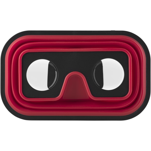 Sil-val foldable silicone virtual reality glasses - Red