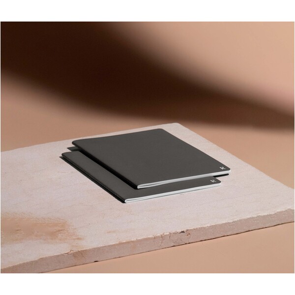 Karst® A5 stone paper journal twin pack - Slate Grey