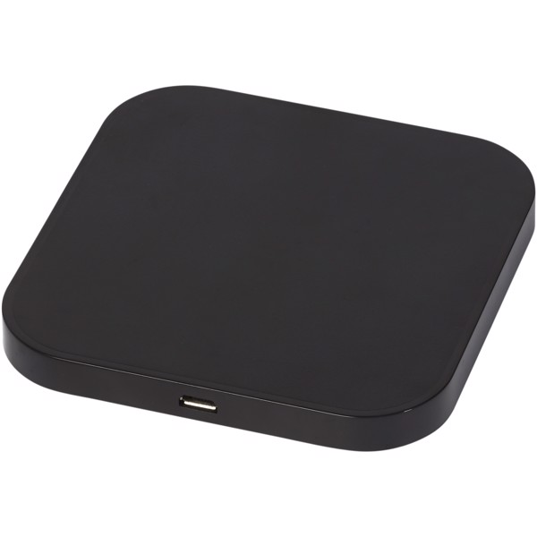 Ozone wireless charging pad with dual outputs - Solid black