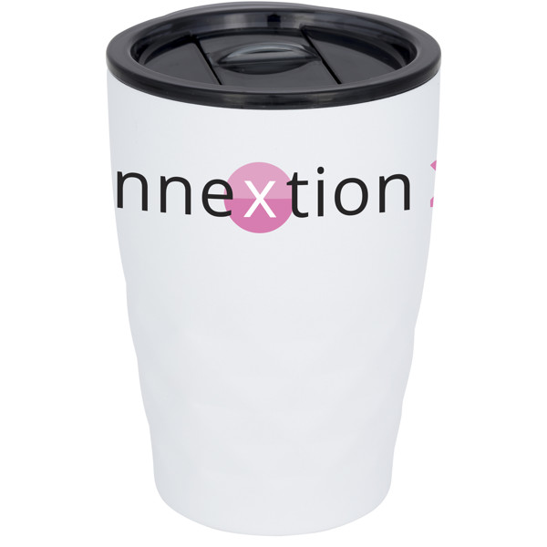 Geo 350 ml copper vacuum insulated tumbler - White