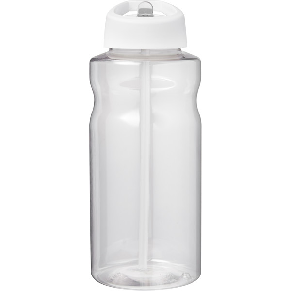 H2O Active® Big Base 1 litre spout lid sport bottle - White