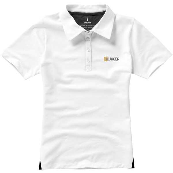 Markham short sleeve women's stretch polo - White / XS