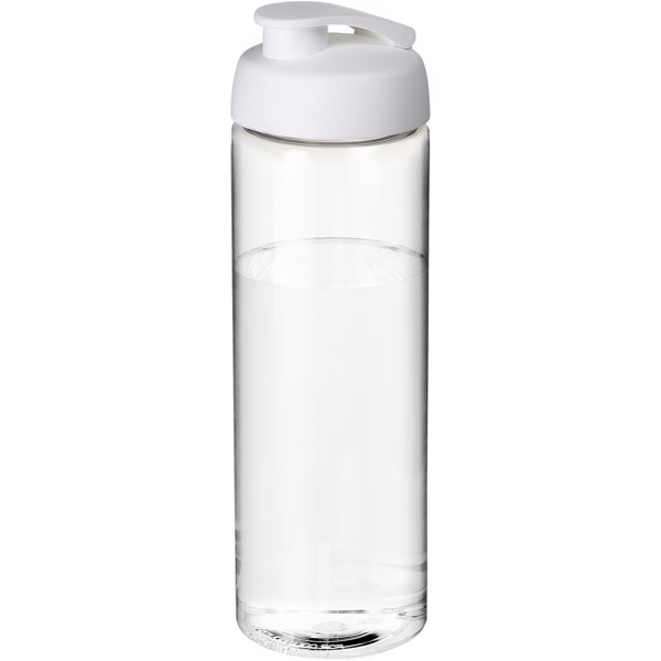 H2O Active® Vibe Bidón deportivo con tapa Flip de 850 ml - Transparente / Blanco