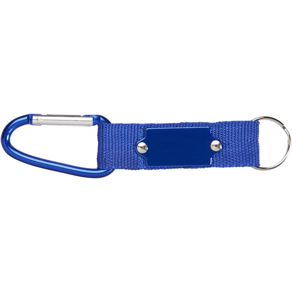 Strap carabiner keychain