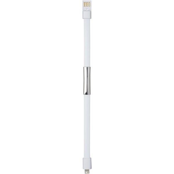 Bracelet 2-in-1 charging cable - White