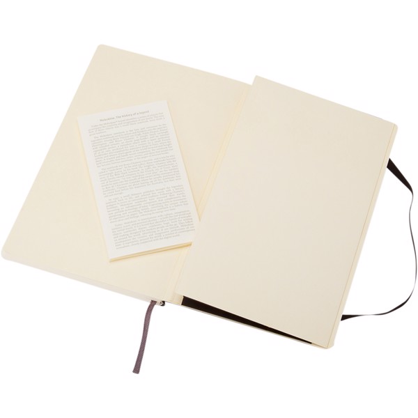 Classic PK soft cover notebook - plain - Solid black