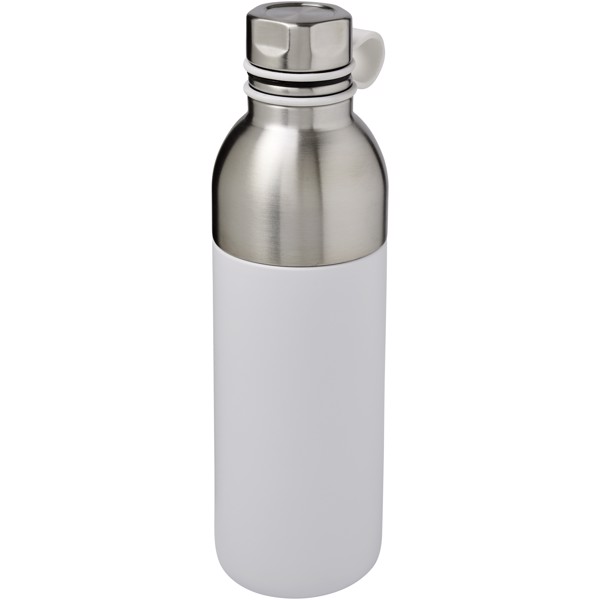 Koln 590 ml copper vacuum insulated sport bottle - White