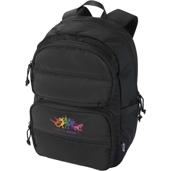 Puffer 15.6" GRS recycled laptop backpack 18L - Black