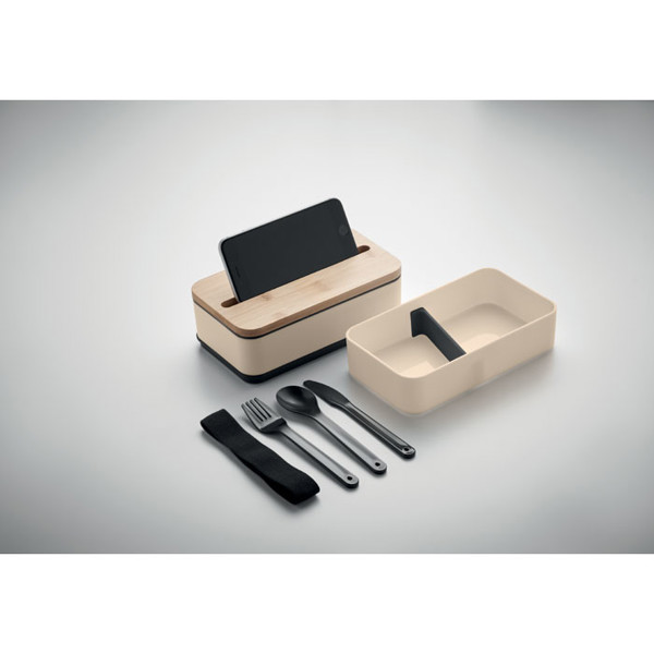 PP lunch box Wint - White