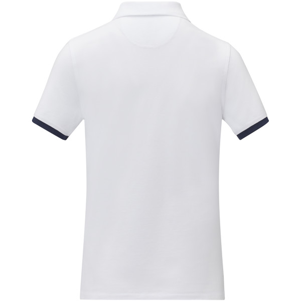 Morgan short sleeve women's duotone polo - White / XS