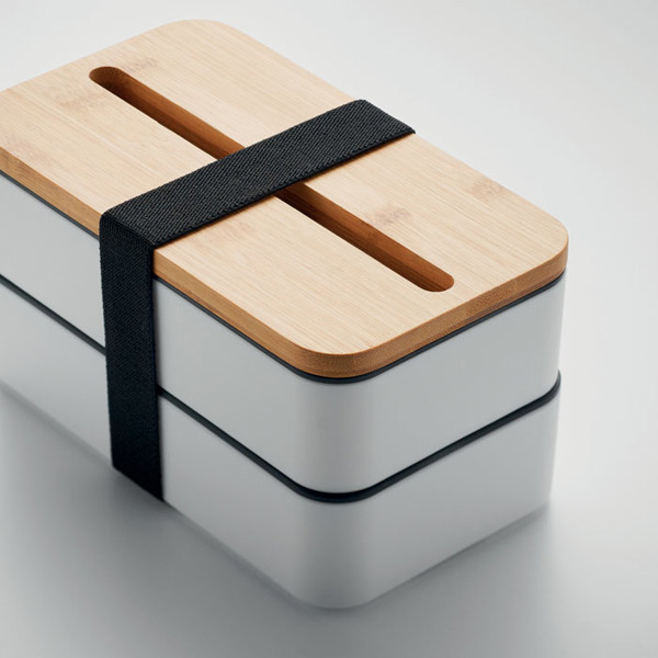 PP lunch box Wint - White