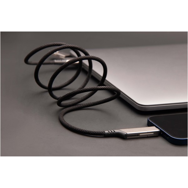 SCX.design C52 100W 4-in-1 rPET magnetic ultra fast charging cable