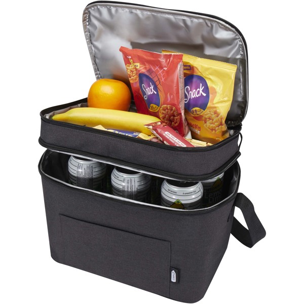 Tundra GRS RPET double compartments cooler bag 13L - Heather Charcoal