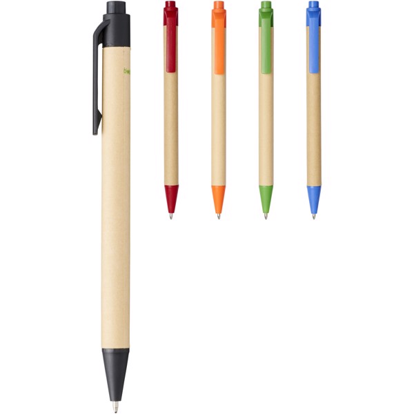 Berk recycled carton and corn plastic ballpoint pen (black ink)