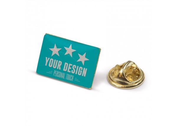 Metall Pin rechteckig