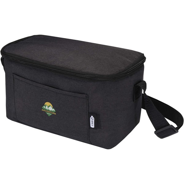 Tundra 6-can GRS RPET cooler bag 5L - Heather Charcoal