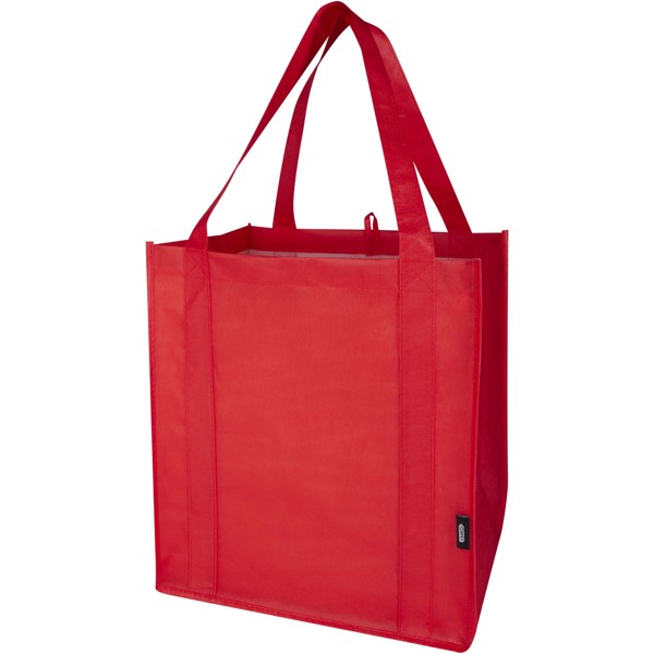 Liberty GRS recycled non-woven bottom board tote bag 29L - Red